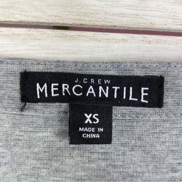 J. Crew Mercantile Sweatshirt Tunic Dress Gray XS - Picture 11 of 15